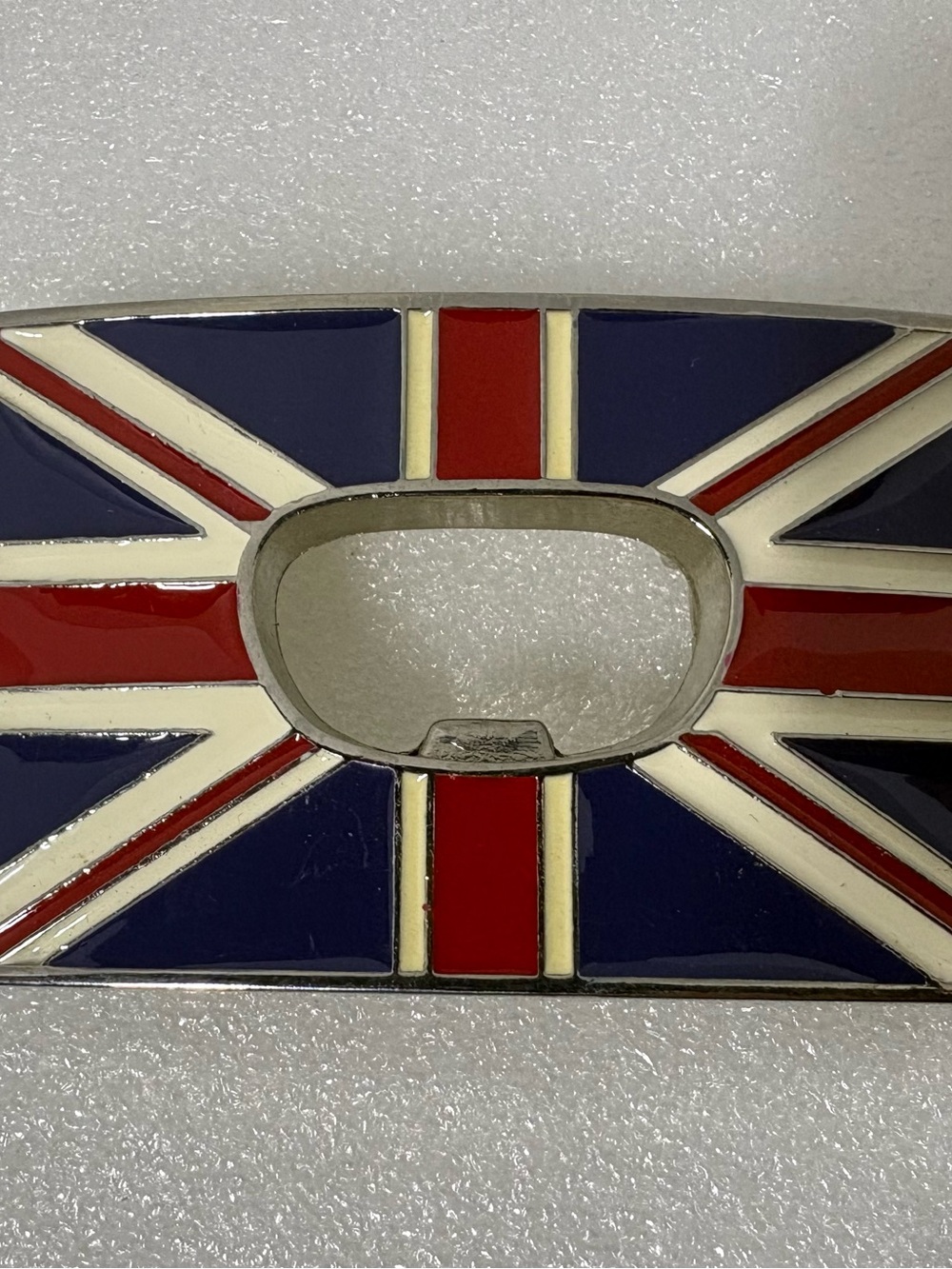 British Flag Belt Buckle with bottle opener.